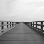 Fot der Seebrücke in Binz