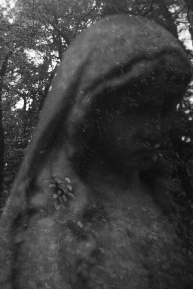 Dieses Foto zeigt eine Doppelbelichtung, die mit einer Agfa Clack aufgenommen wurde